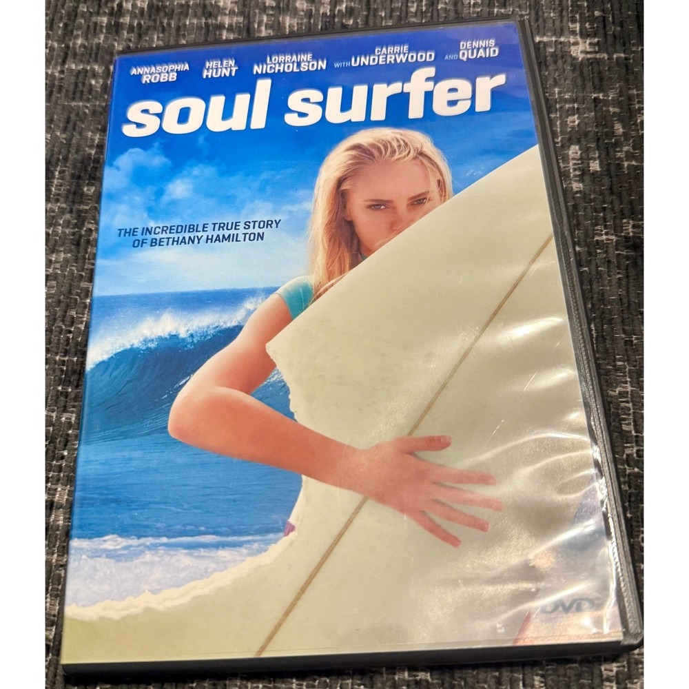 Sony Soul Surfer DVD Movie PG Excellent True Story Bethany Hamilton